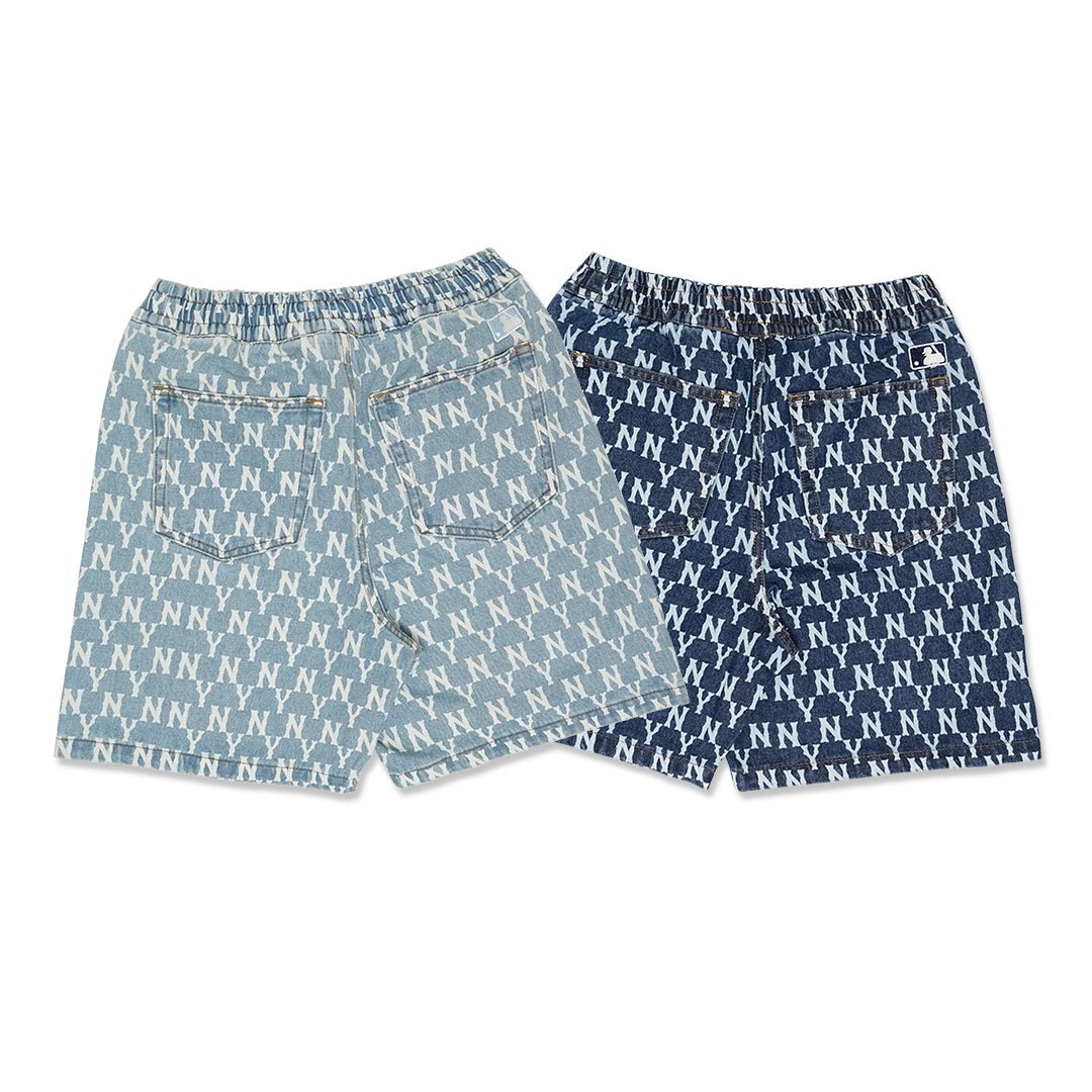 MLB Classic Monogram Denim Shorts