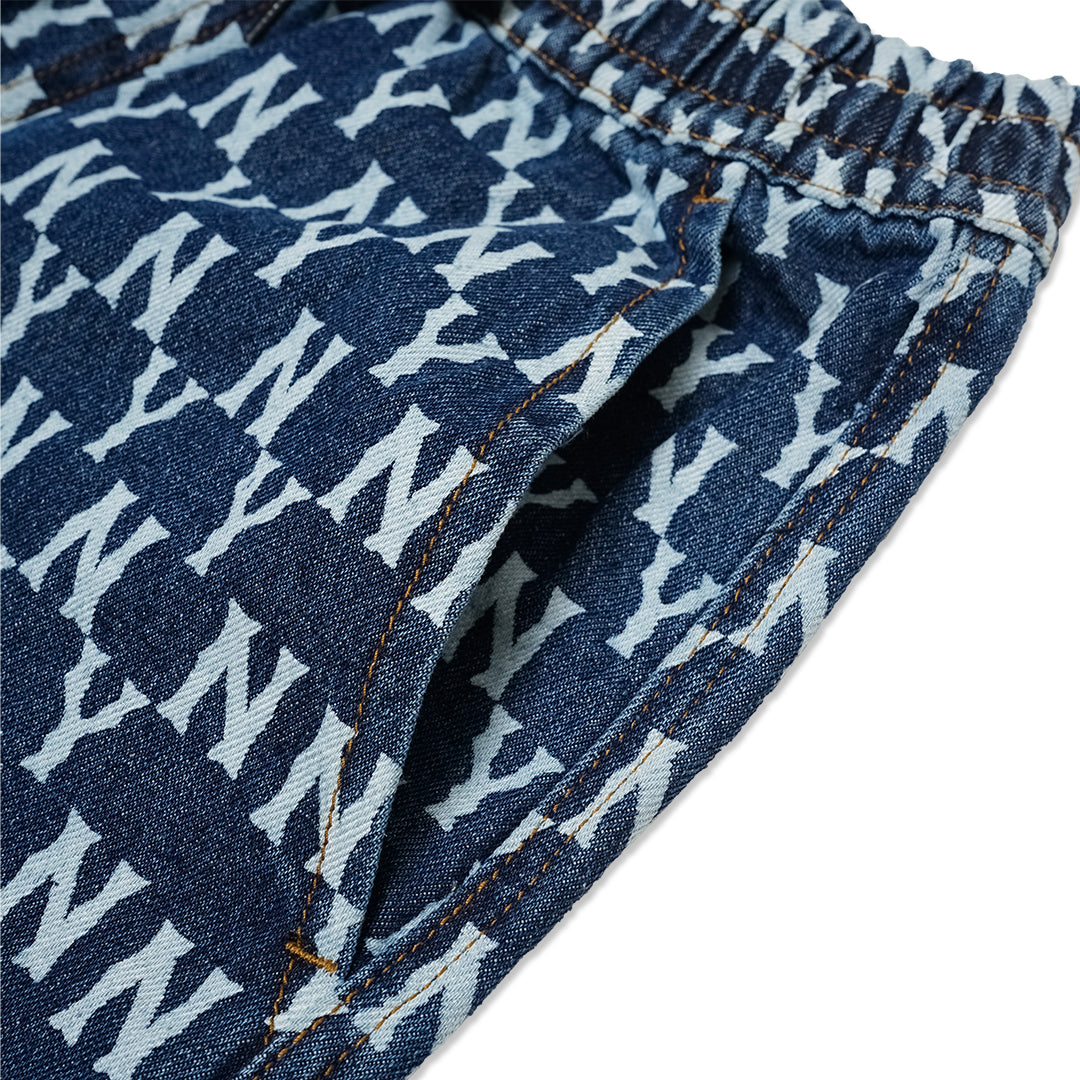 MLB Classic Monogram Denim Shorts
