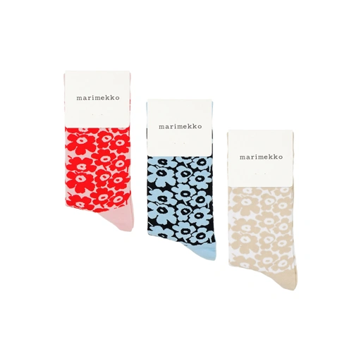 Image of Marimekko Linjaus Pikkuinen Unikko Mid Socks