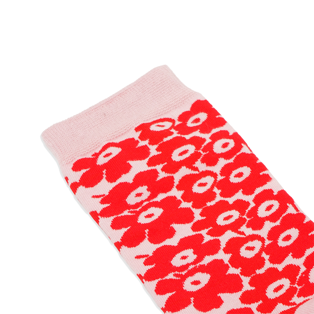 Marimekko Linjaus Pikkuinen Unikko Mid Socks