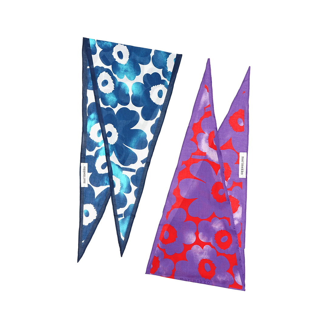 Marimekko Aiempi Akvarelli Unikko Kioski Scarf