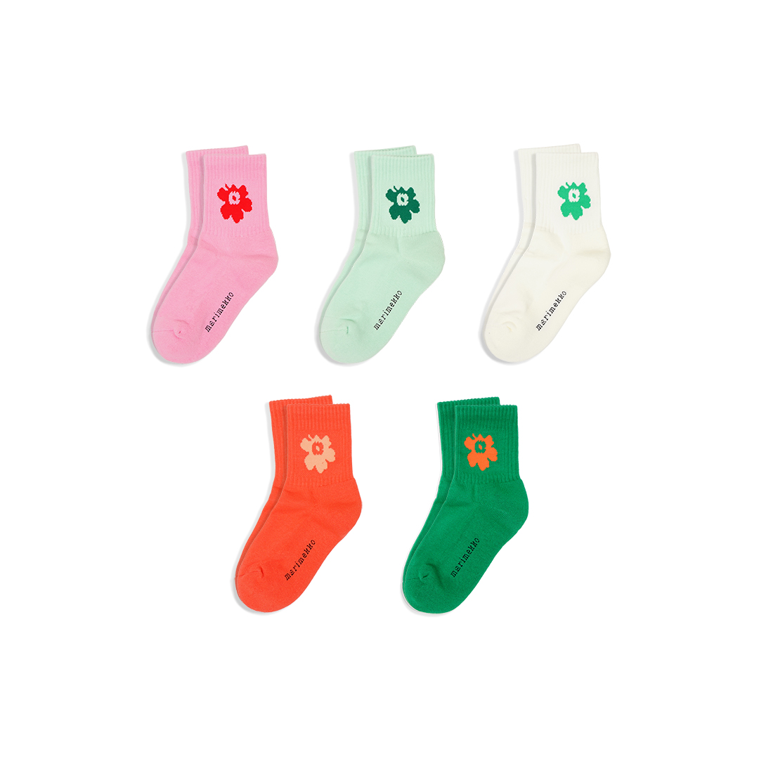 Marimekko Puikea Unikko Crew Socks