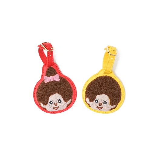 Monchhichi Sagara Embroidery Luggage Tag