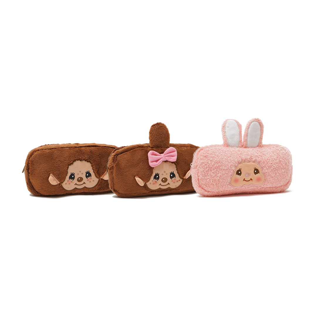 Monchhichi Plush Cosmetic Bag