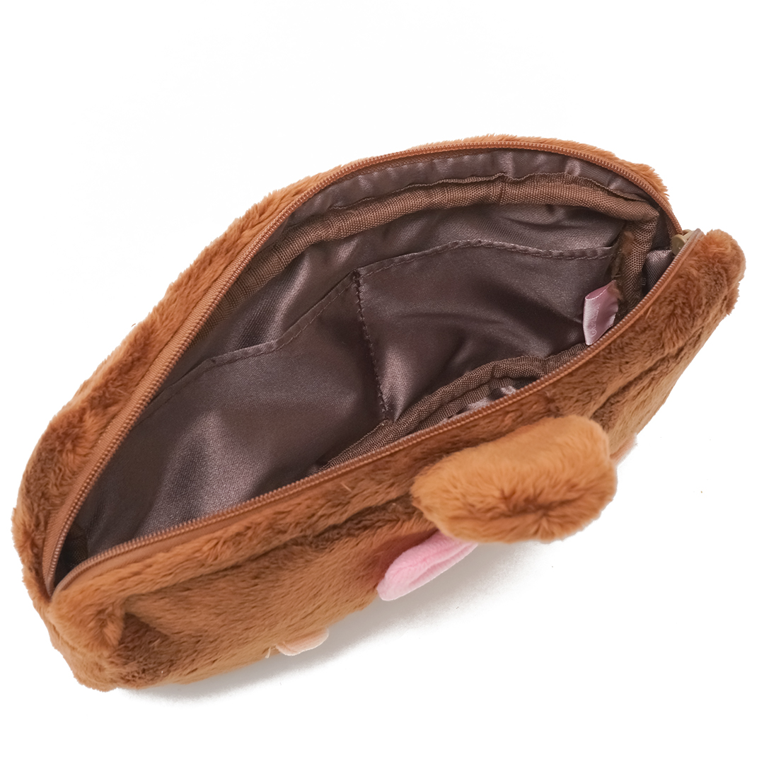 Monchhichi Plush Cosmetic Bag