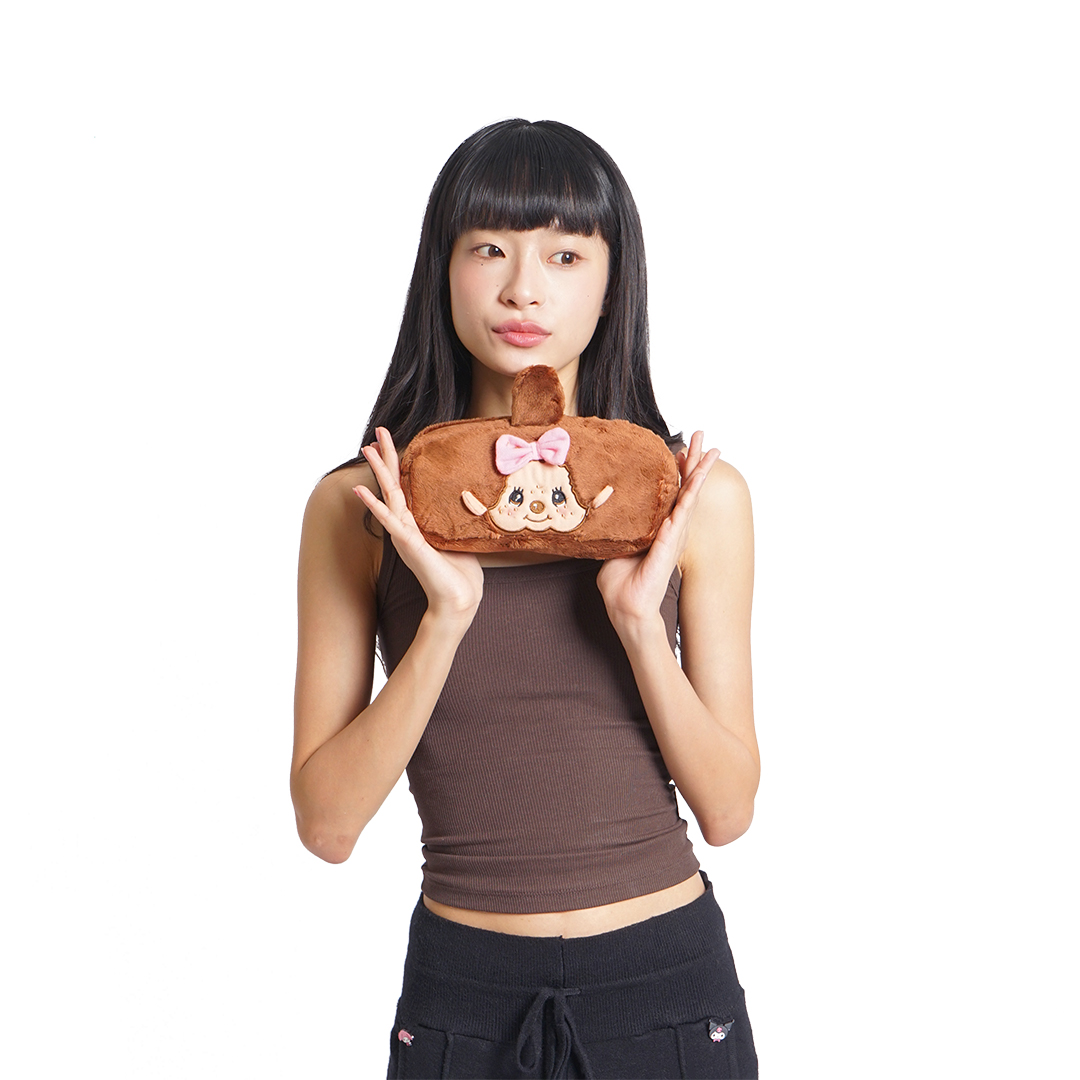 Monchhichi Plush Cosmetic Bag