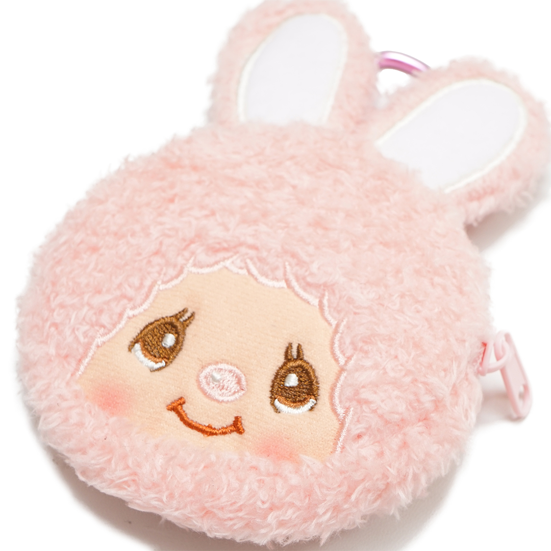 Monchhichi Carabiner Zip Pouch