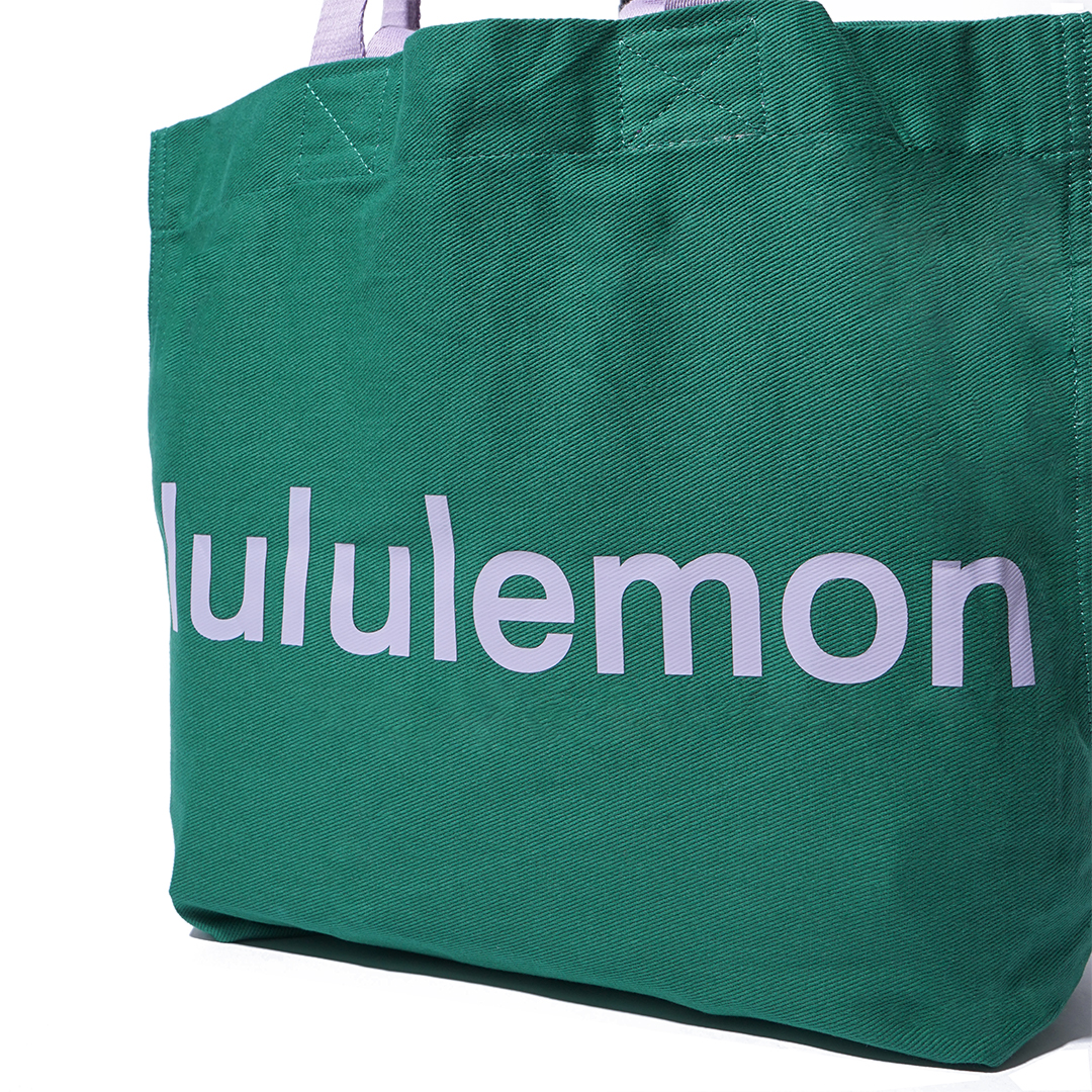 Lululemon Double-Handle Canvas Tote Bag