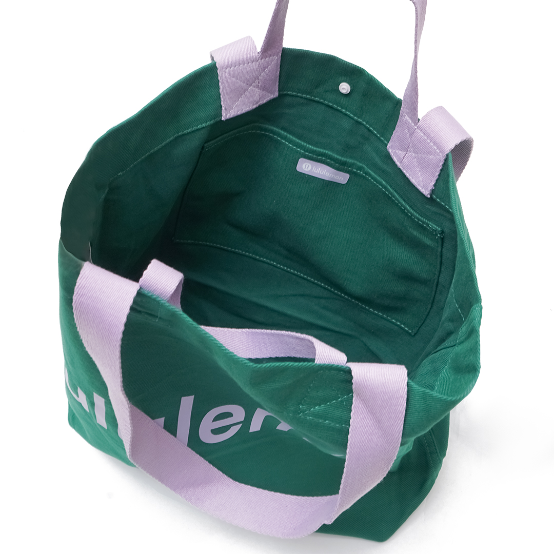 Lululemon Double-Handle Canvas Tote Bag