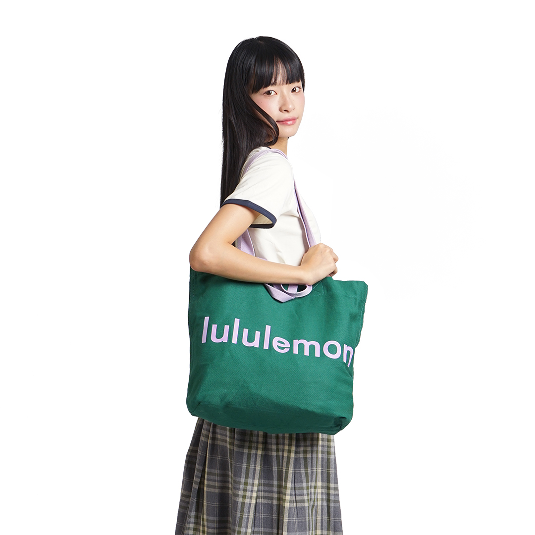 Lululemon Double-Handle Canvas Tote Bag