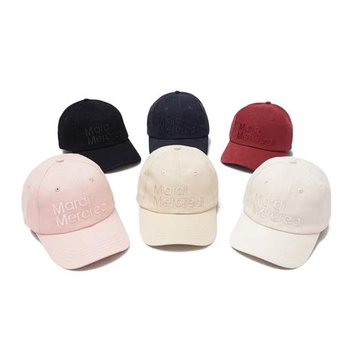 Image of Mardi Mercredi Solid Text Baseball Cap