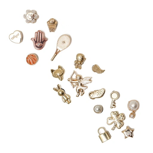 Image of Crocs Golden Metal Jibbitz Charm