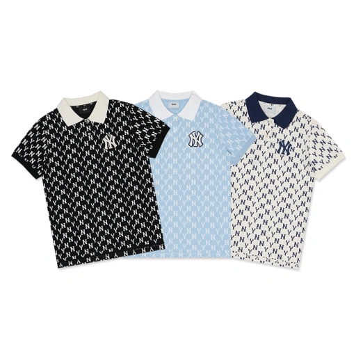 Image of M7B Classic Monogram Polo Shirts