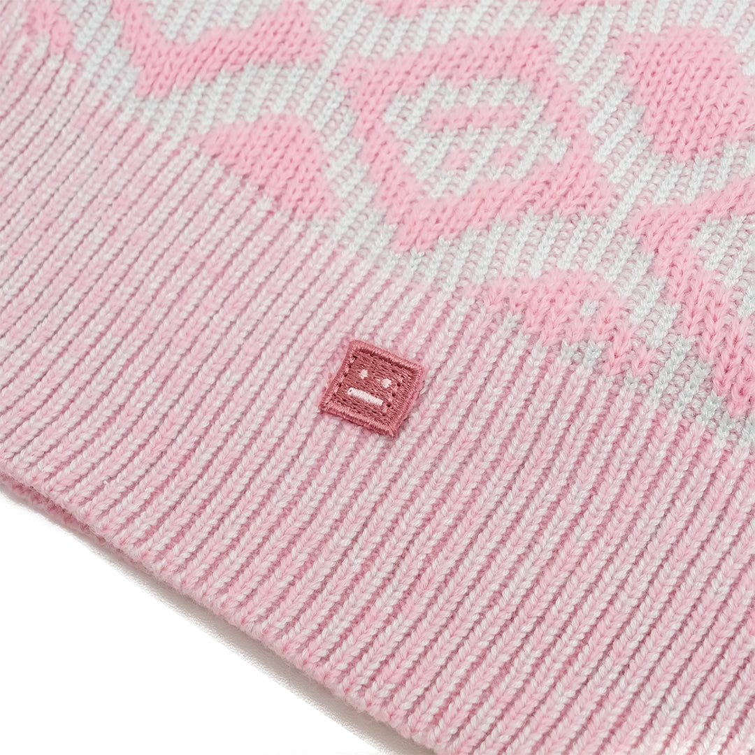 Acne Studios Kerid Tiles Face Knit Cardigan