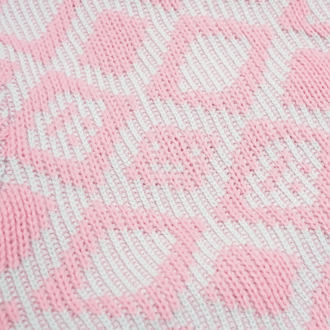 Acne Studios Kerid Tiles Face Knit Cardigan