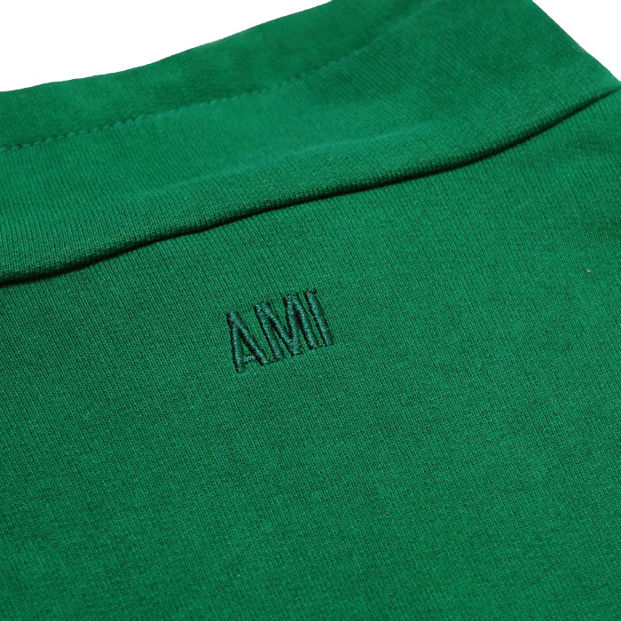 AMI Solid Logo Half Zip Jacket