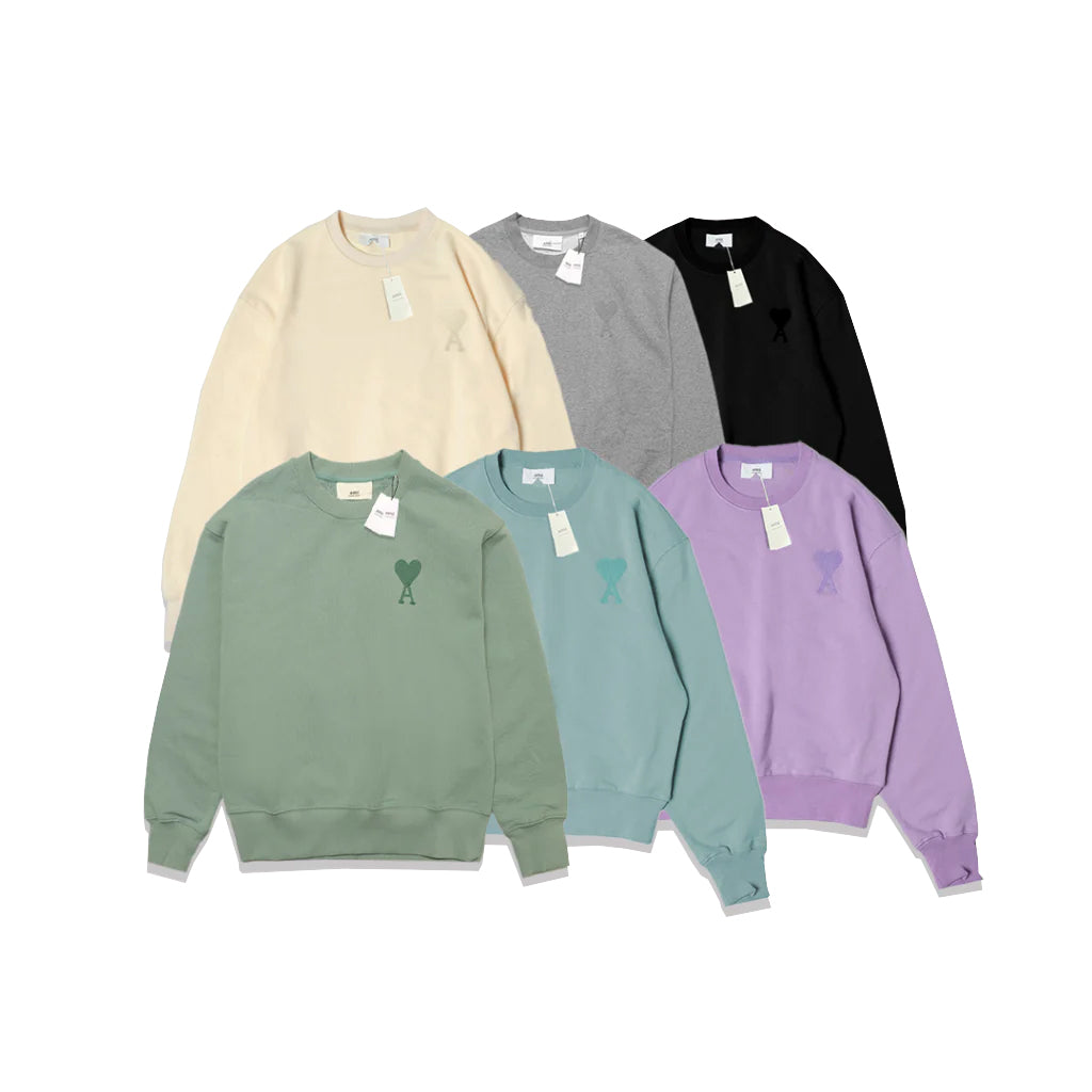 AMI Solid Logo Sweatshirt