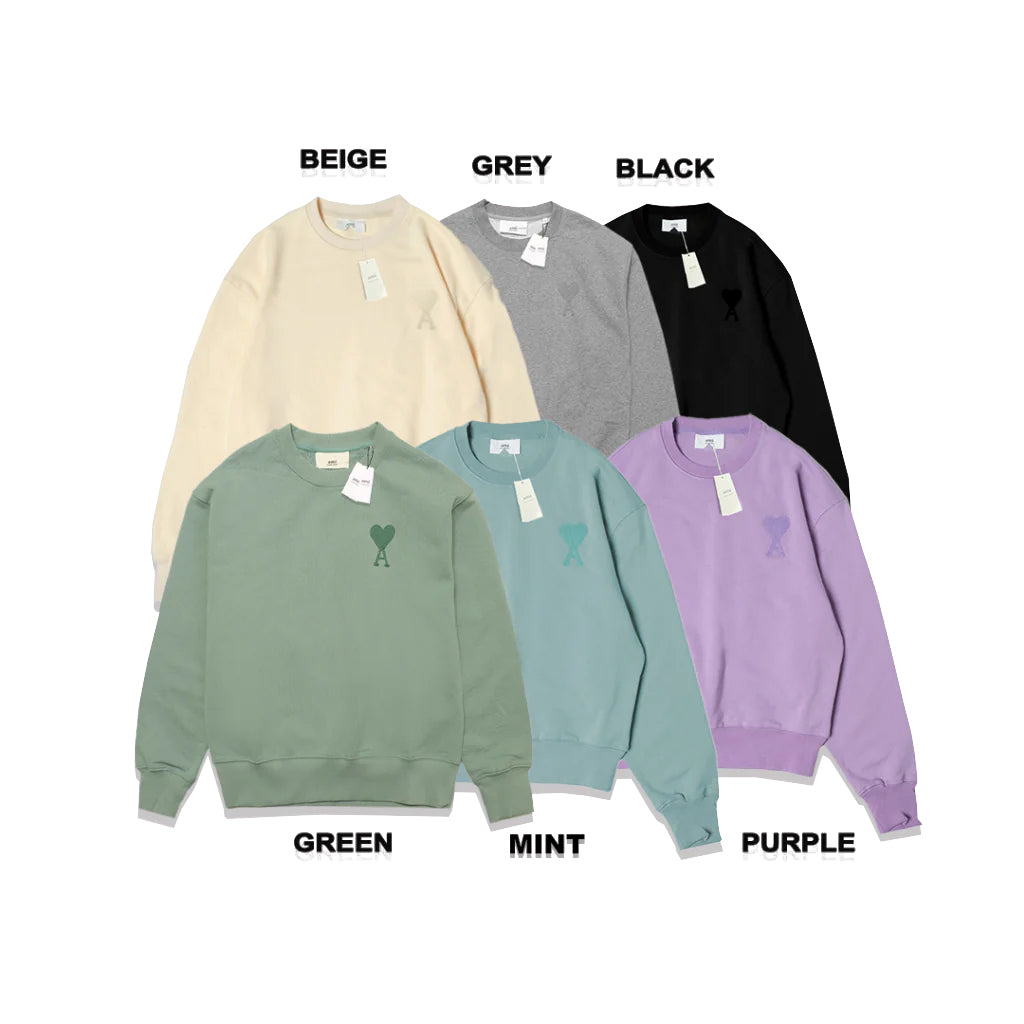 AMI Solid Logo Sweatshirt