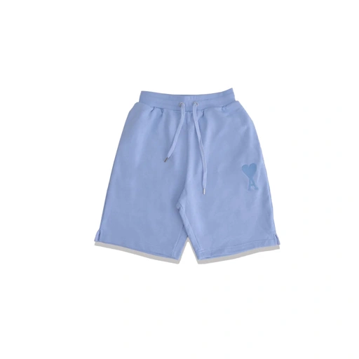 Image of 4M1 Tonal Heart Logo Shorts Blue