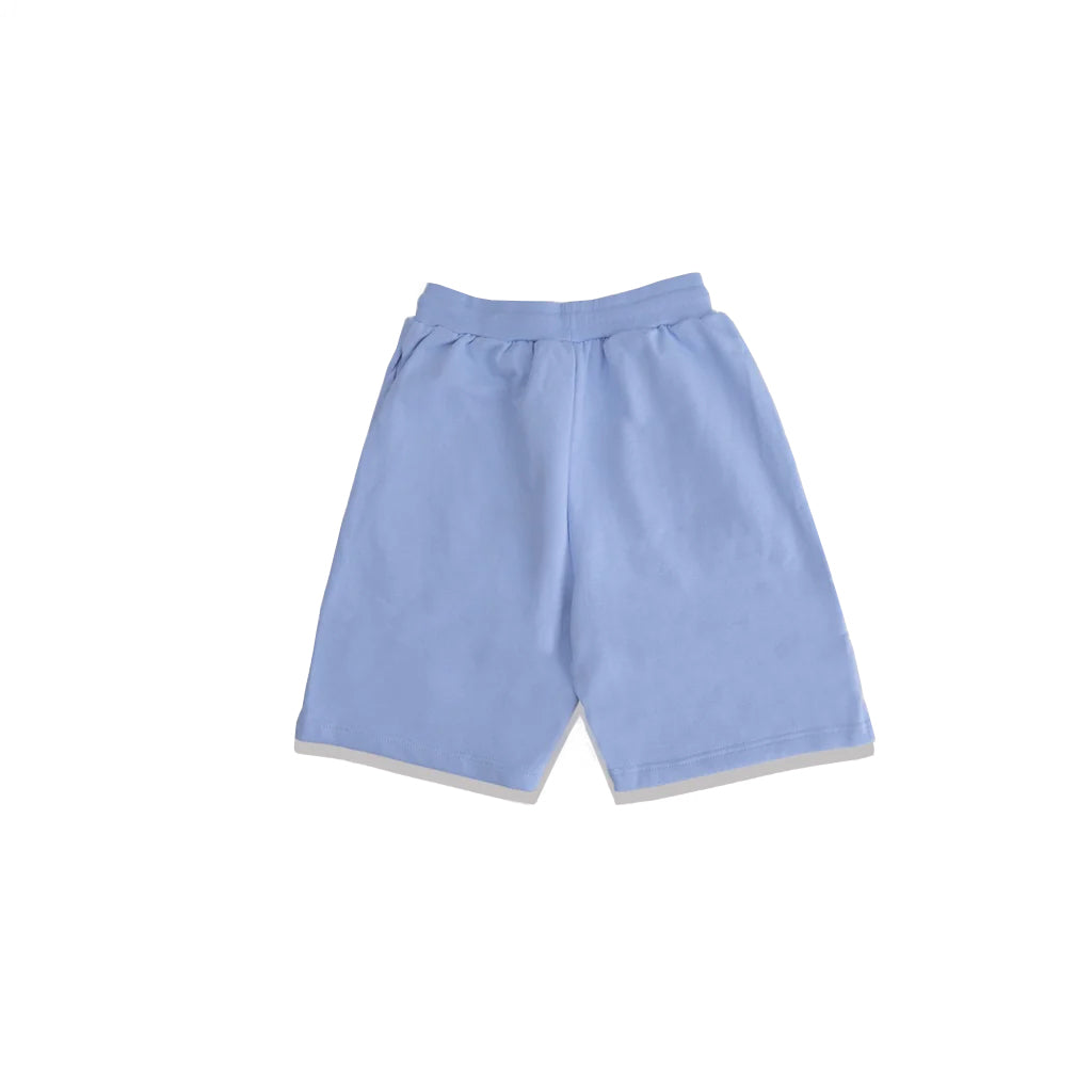 AMI Tonal Heart Logo Shorts Blue