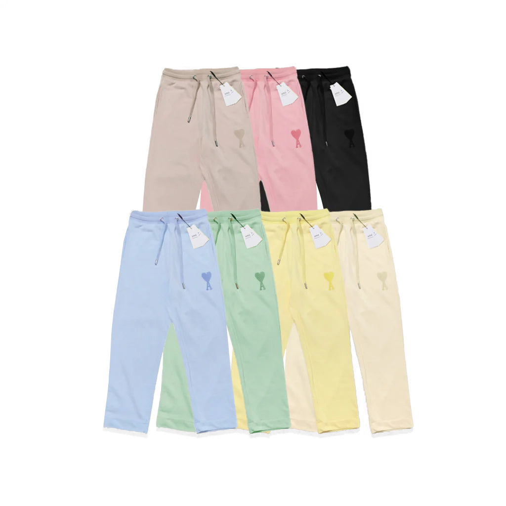 AMI Tonal Heart Logo Track Pants