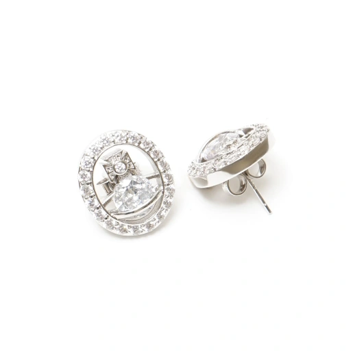 Image of Vivienne Westwood Babeth Crystal Earrings