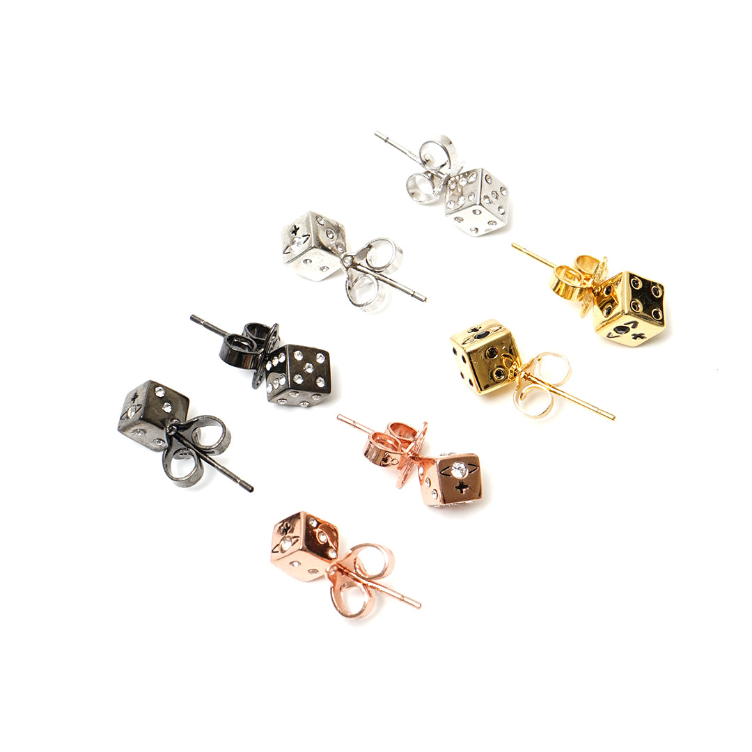 Vivienne Westwood Dice Orb Crystal Earrings