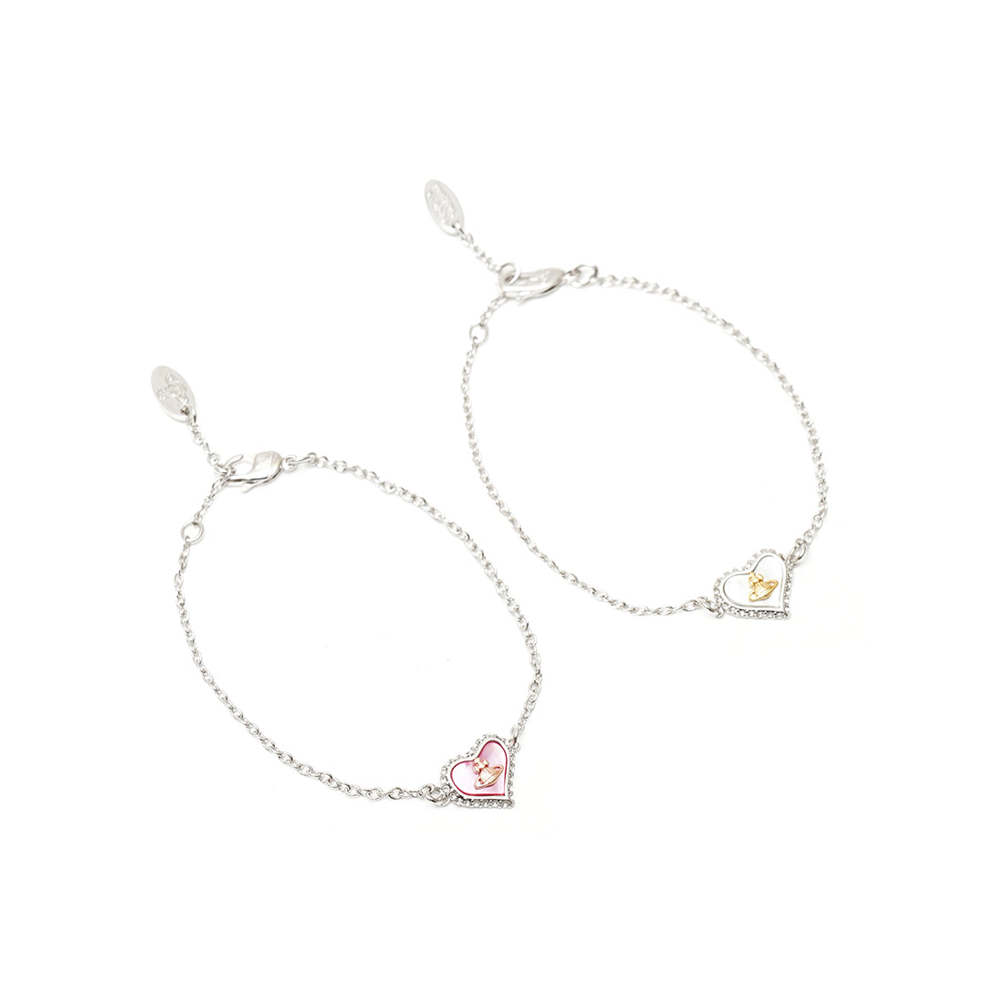 Vivienne Westwood Petra Heart Pendant Bracelet