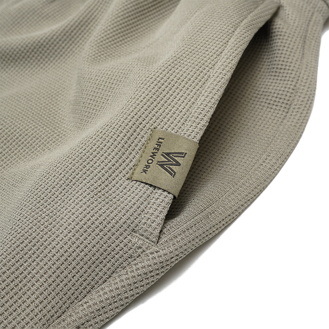 LifeWork Zipped Pocket Waffle Shorts