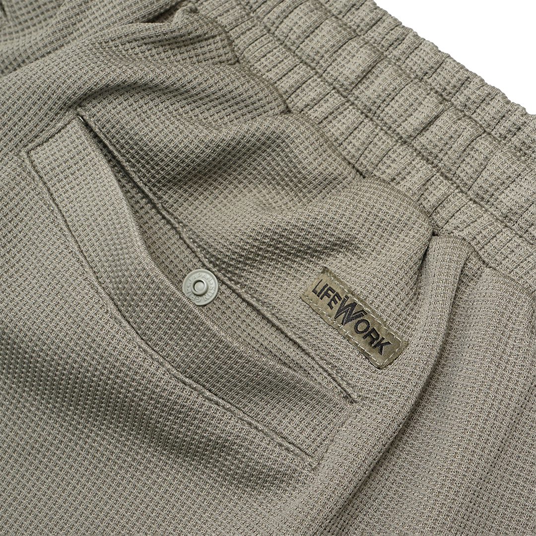 LifeWork Zipped Pocket Waffle Shorts