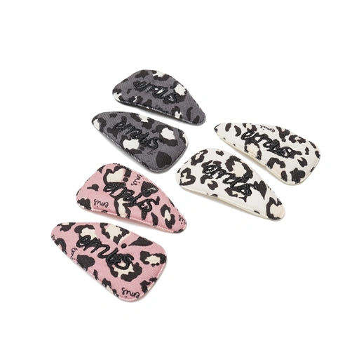 Image of Emis Corduroy Leopard Hairpin