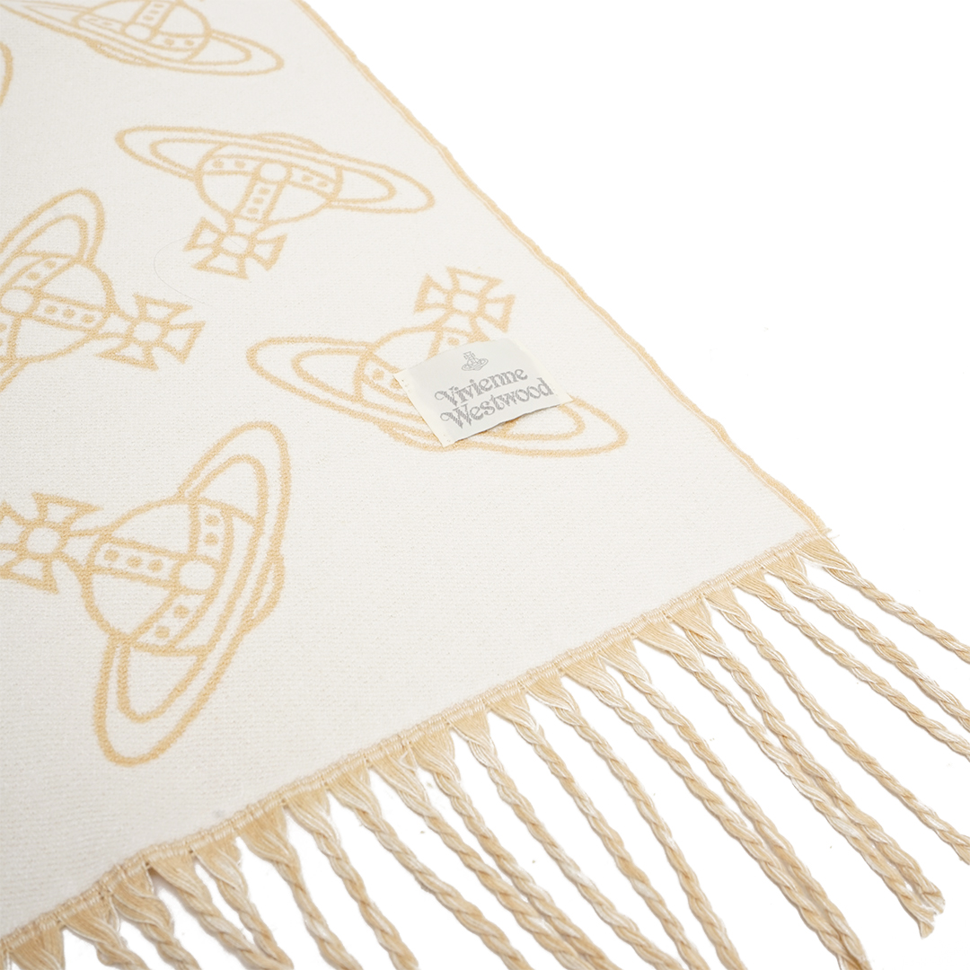 Vivienne Westwood Orb Monogrammed Pattern Scarf