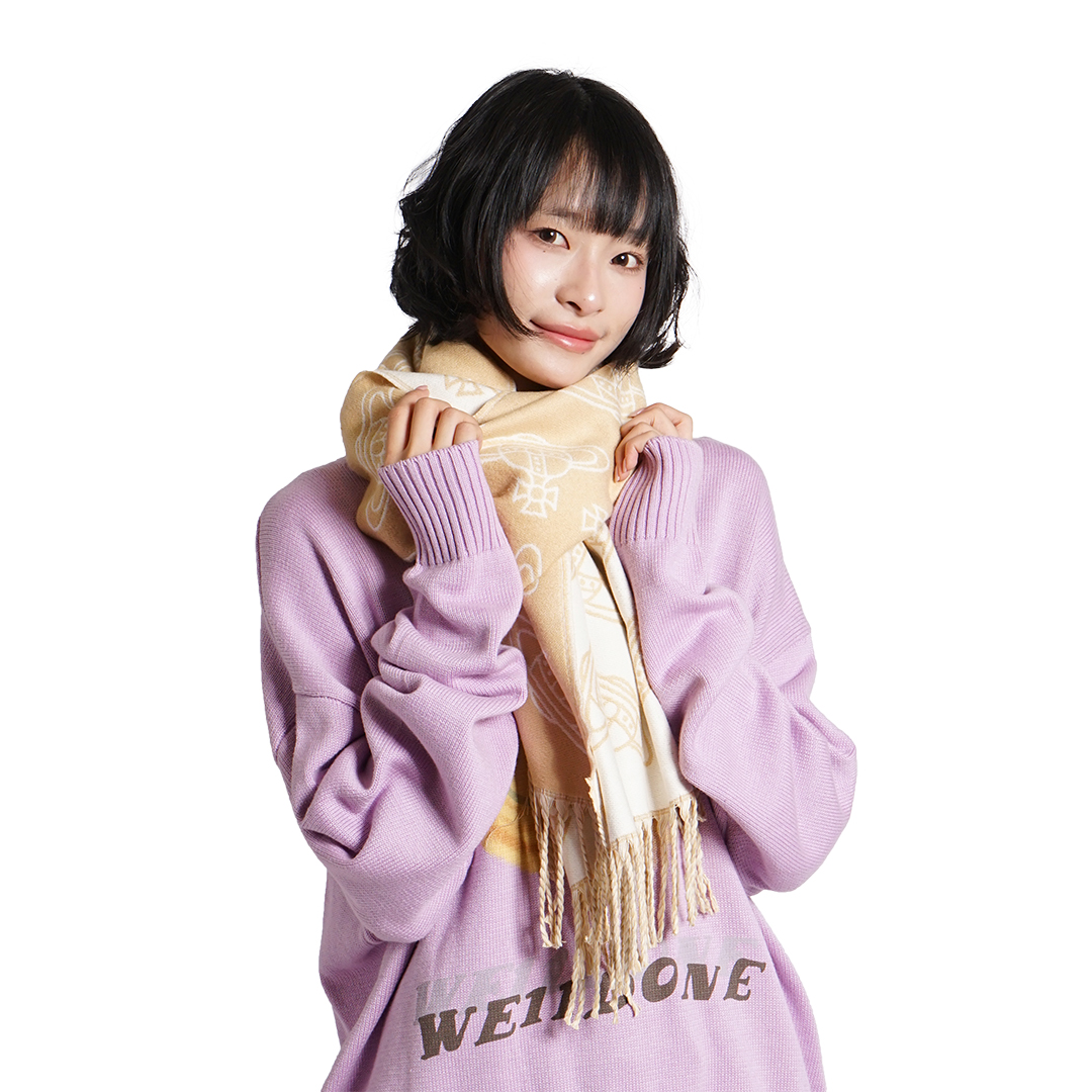 Vivienne Westwood Orb Monogrammed Pattern Scarf