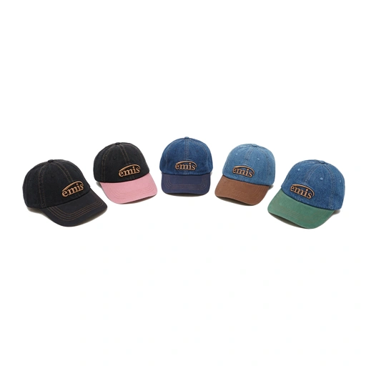 Image of Emis Washed Denim Baseball Cap