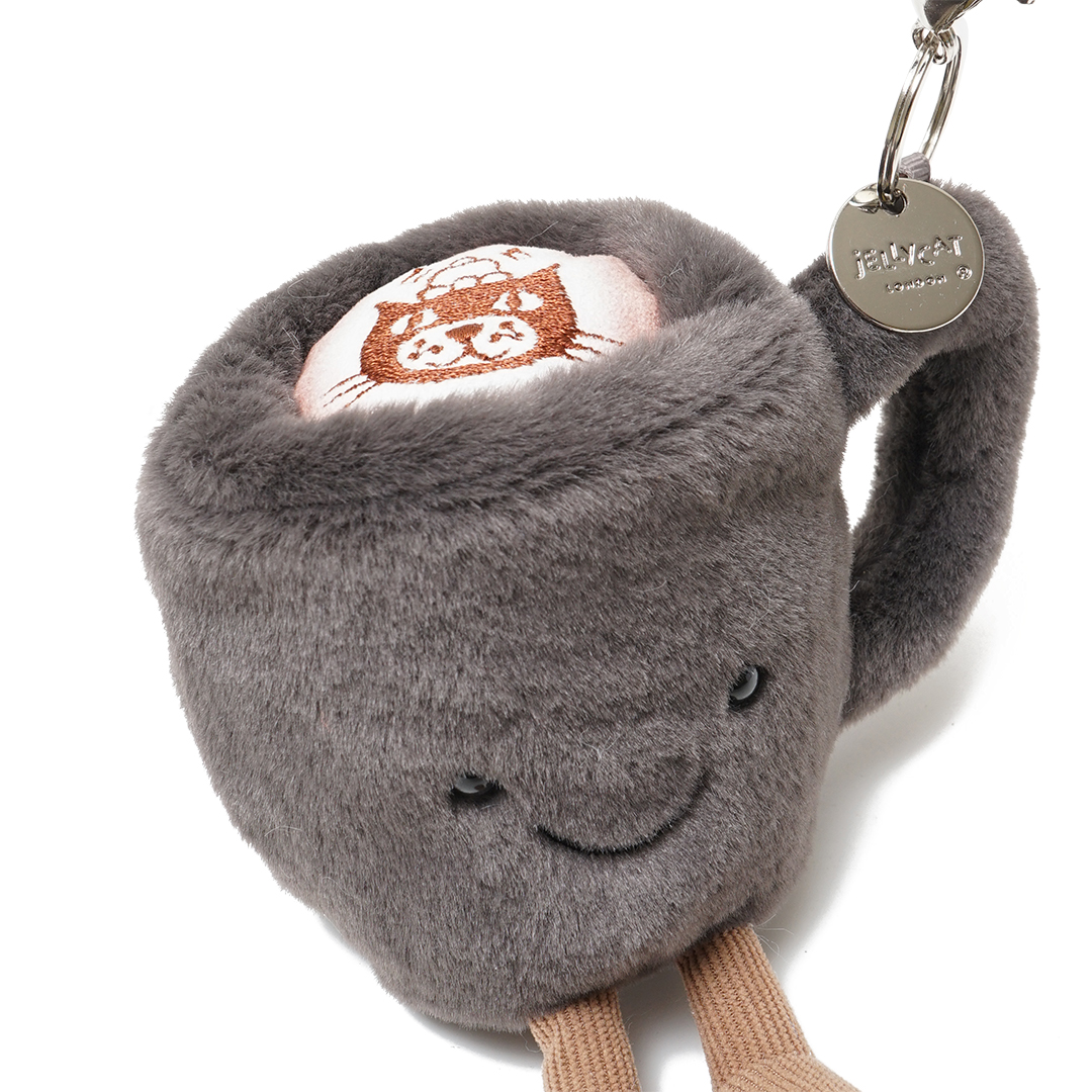 Jellycat Amuseables Coffee Cup Keyring Bag Charm