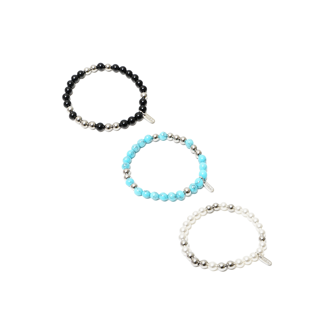 Numbering Bicolor Beads Bracelet