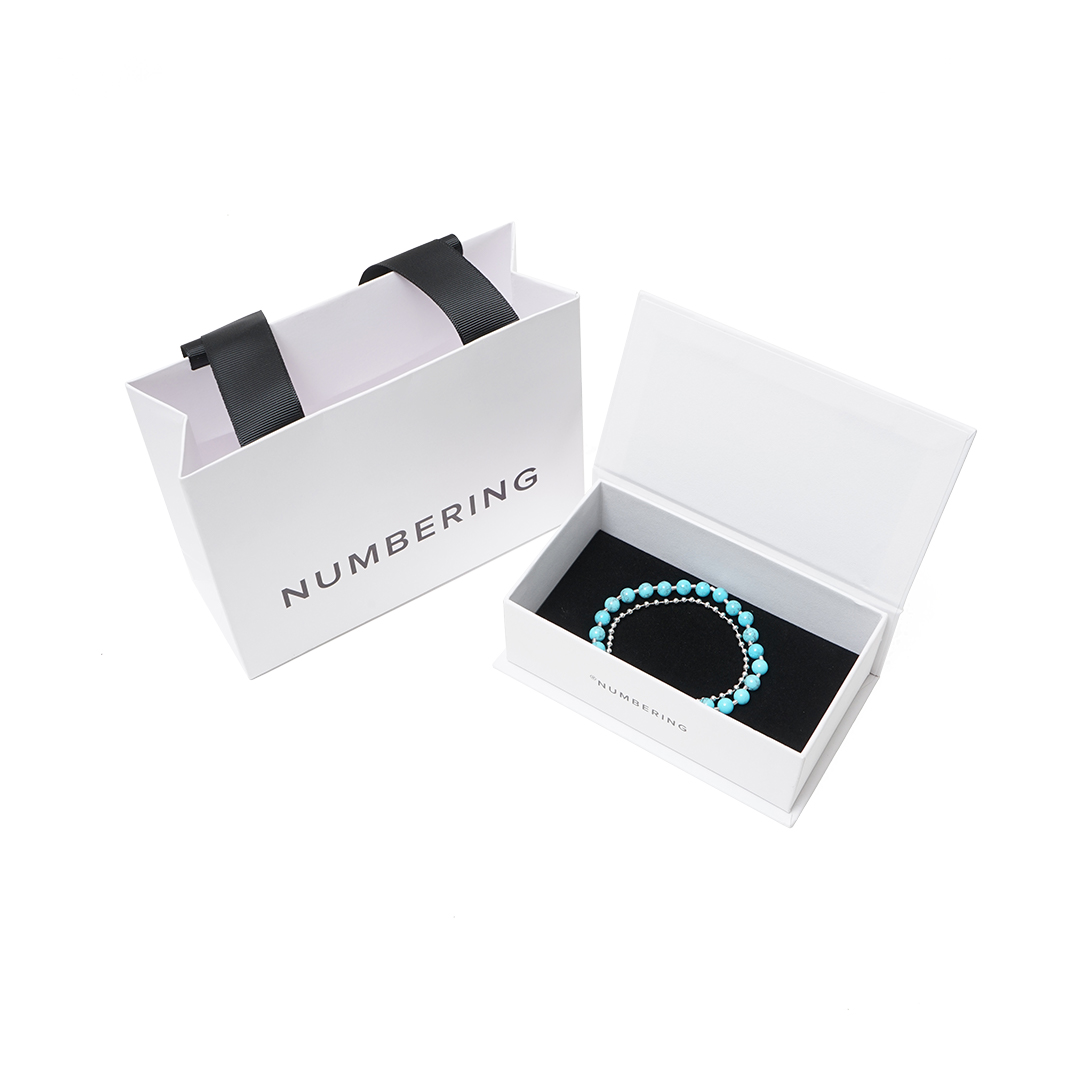 Numbering Safety Pin Beads Bracelet