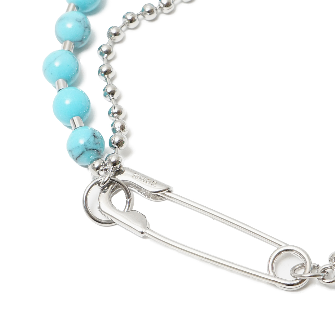 Numbering Safety Pin Beads Bracelet