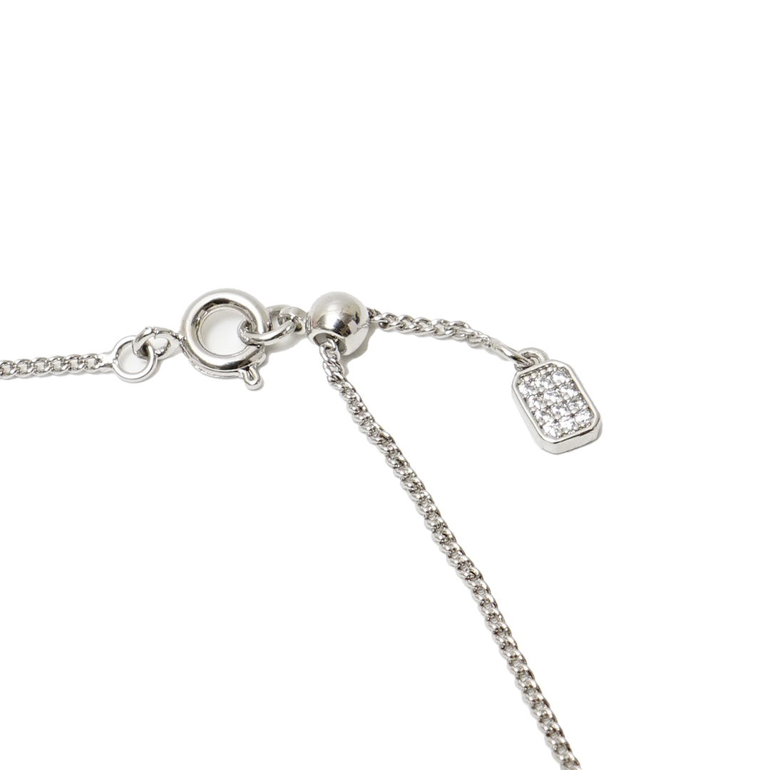 Numbering Round Brilliant Gradient Cross Necklace