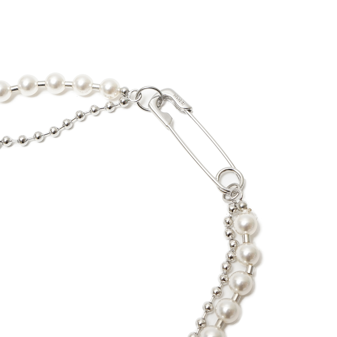 Numbering Ball Chain with Beads Necklace