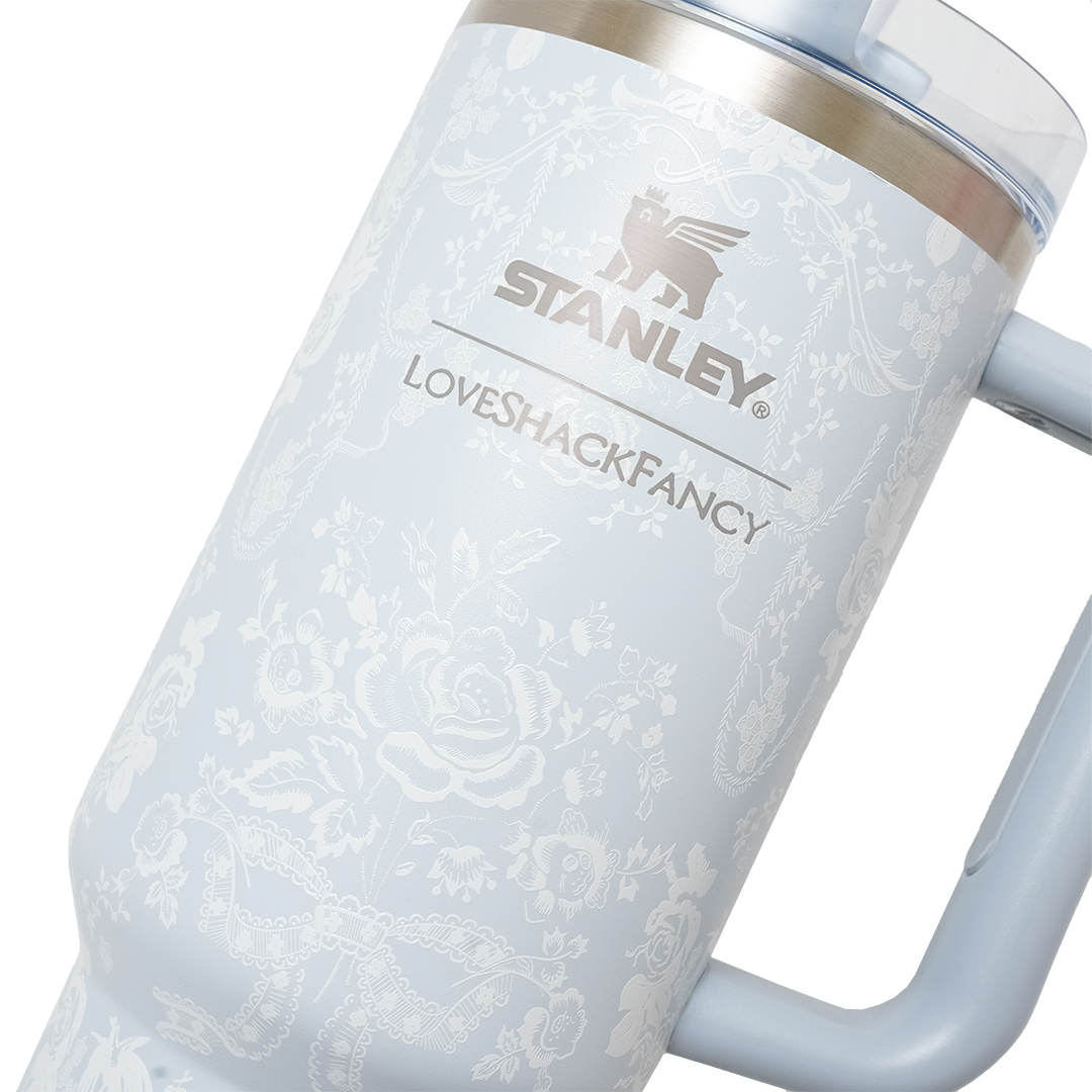 Stanley X LoveShackFancy Holiday Quencher Tumbler