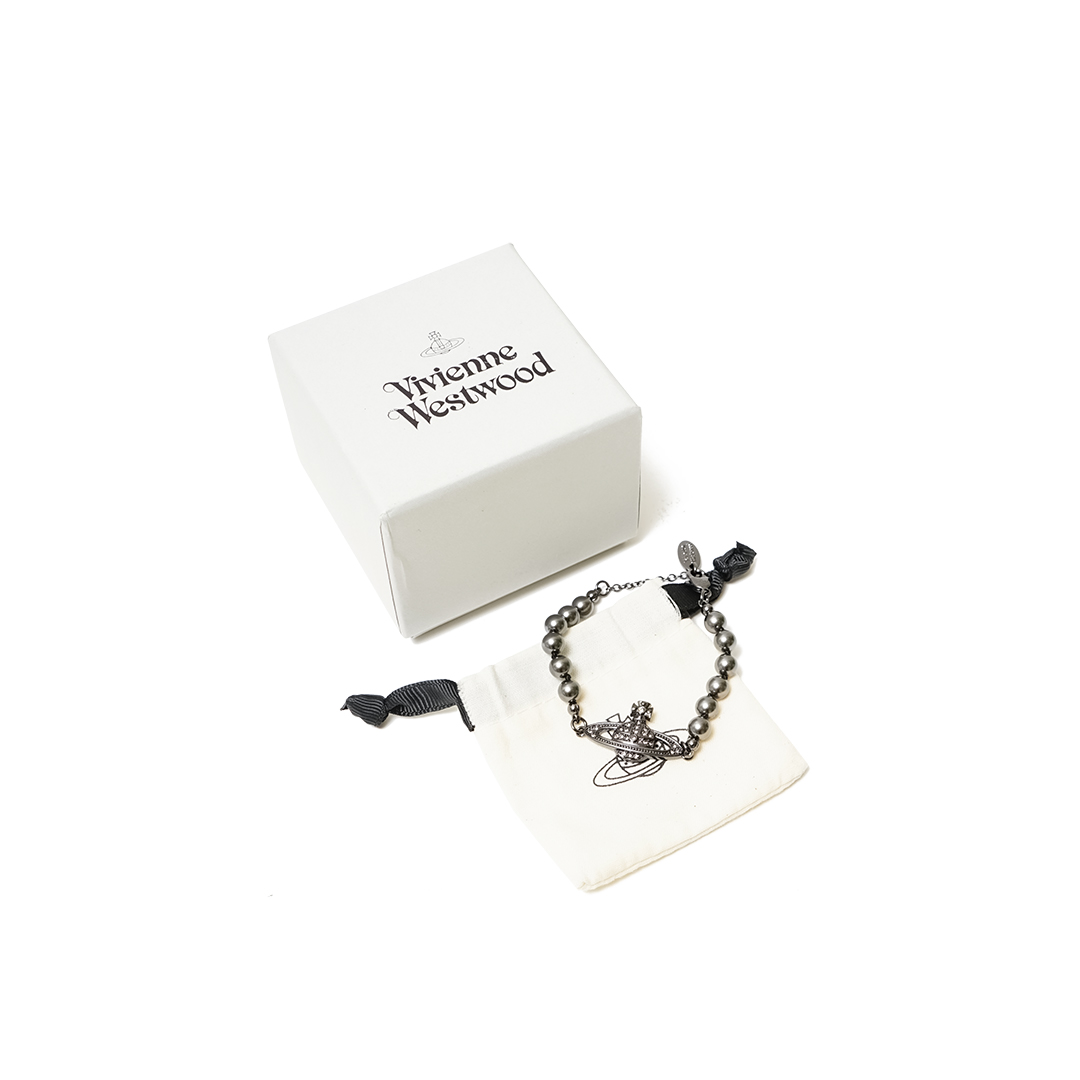 Vivienne Westwood Mini Bas Relief Pearl Bracelet