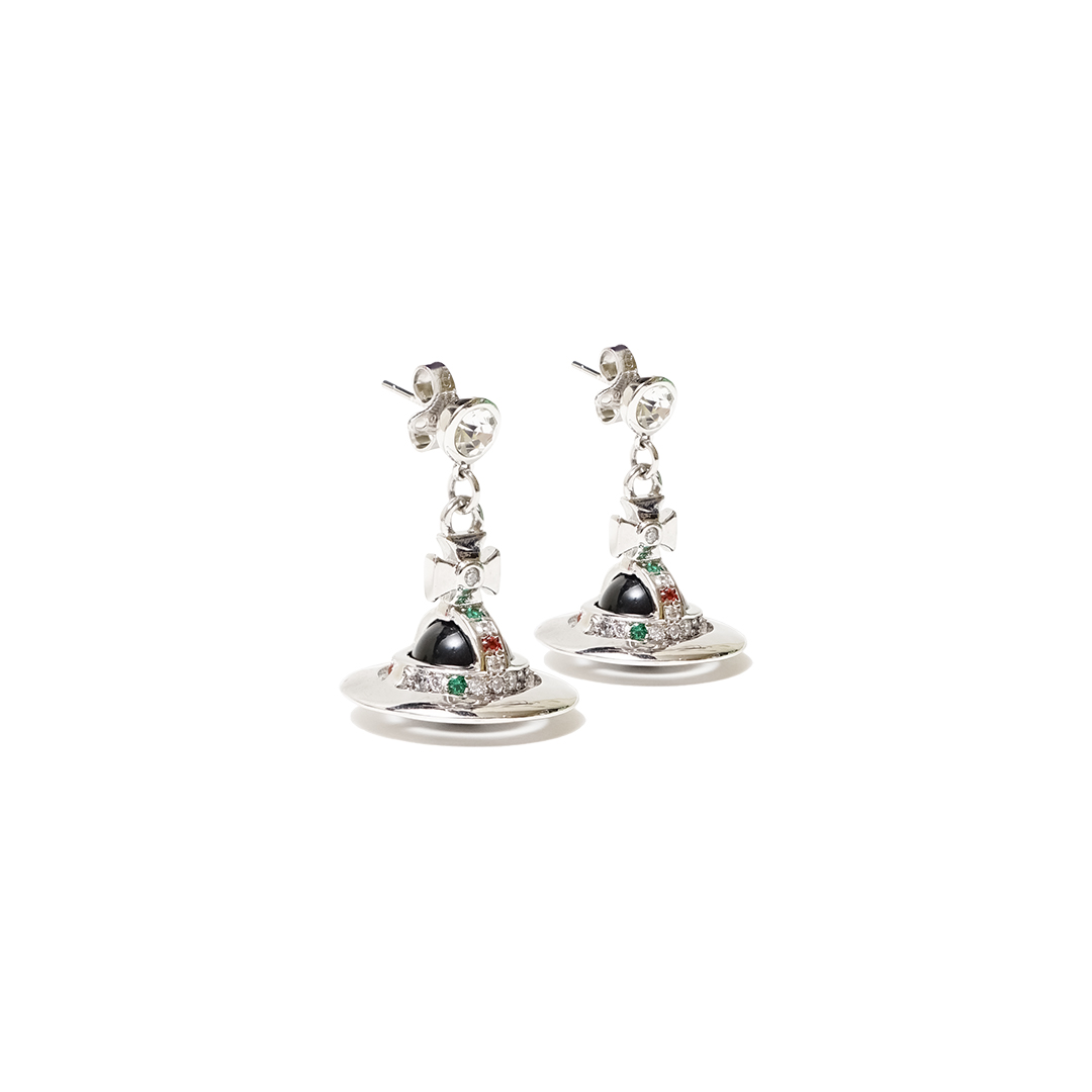 Vivienne Westwood Tiny Orb Stone Earrings