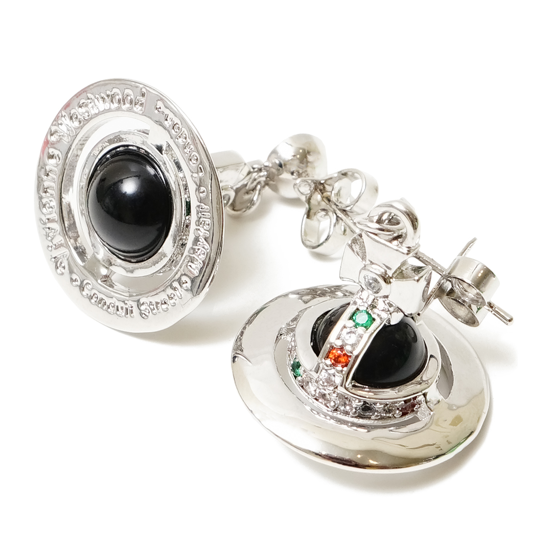 Vivienne Westwood Tiny Orb Stone Earrings
