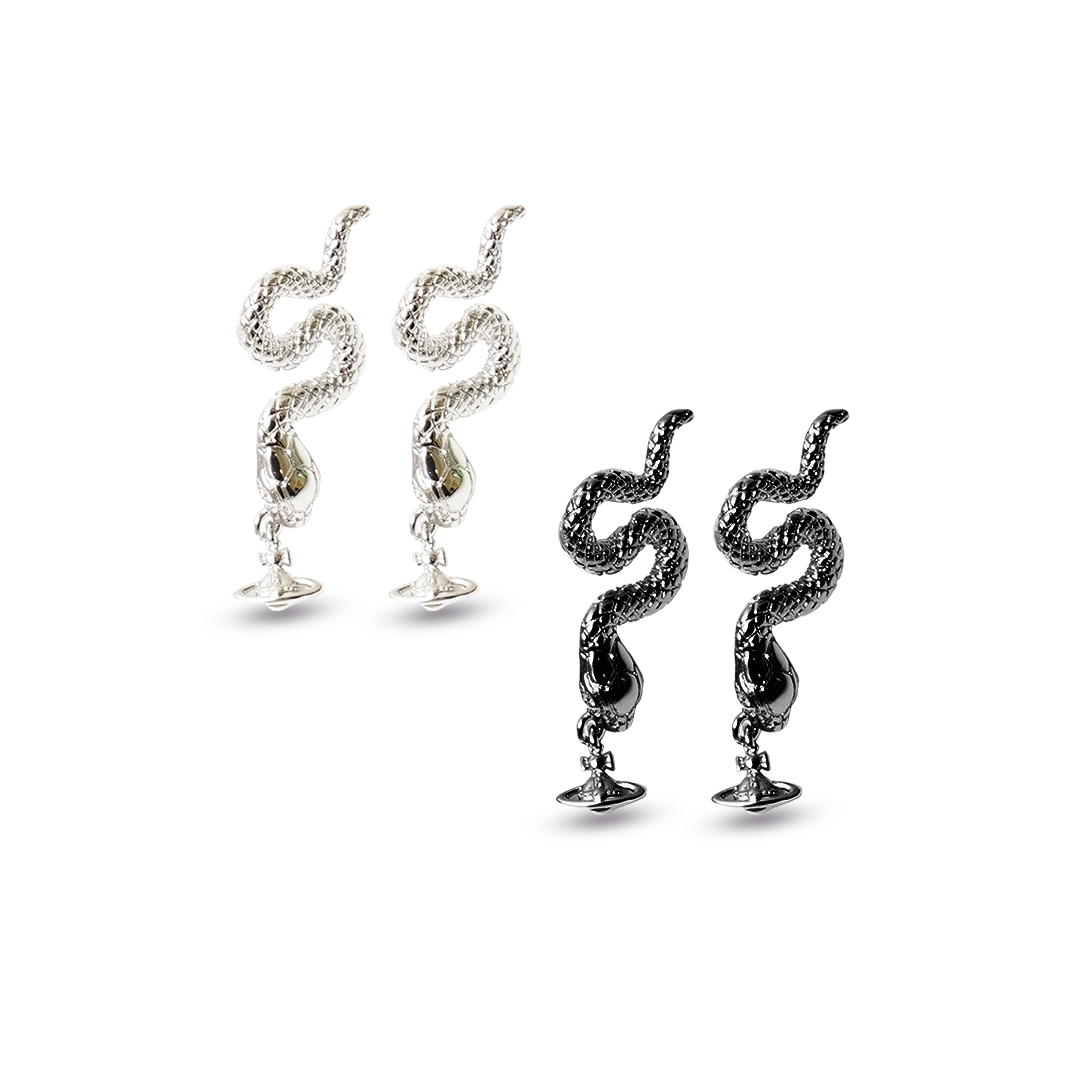 Vivienne Westwood Avalon Snake Earrings