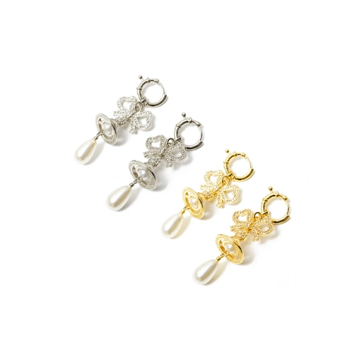 Image of Vivienne Westwood Rigoberta Pearl Earrings