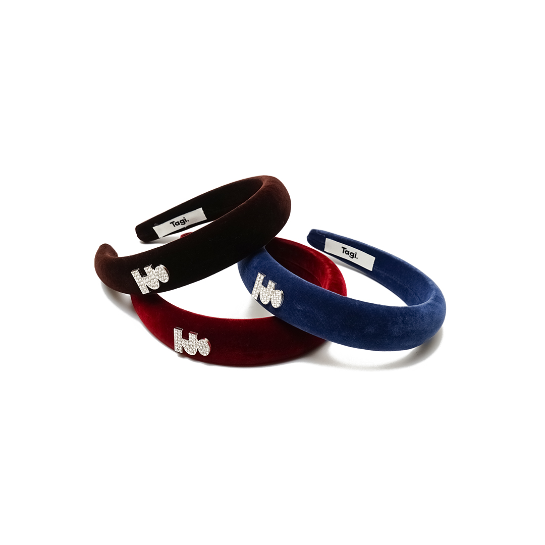 Tagi Retro Charm Velvet Headband