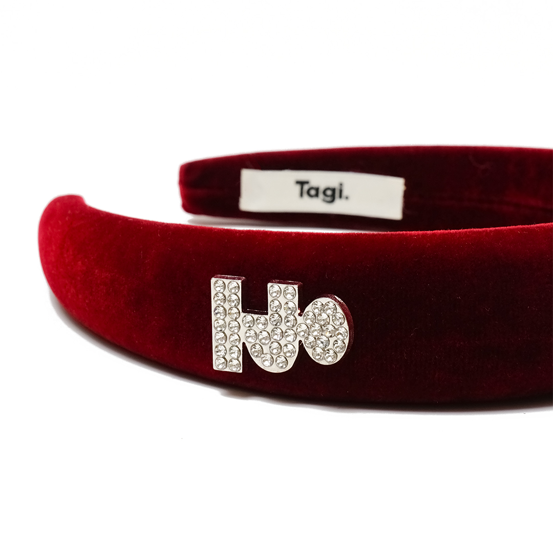 Tagi Retro Charm Velvet Headband
