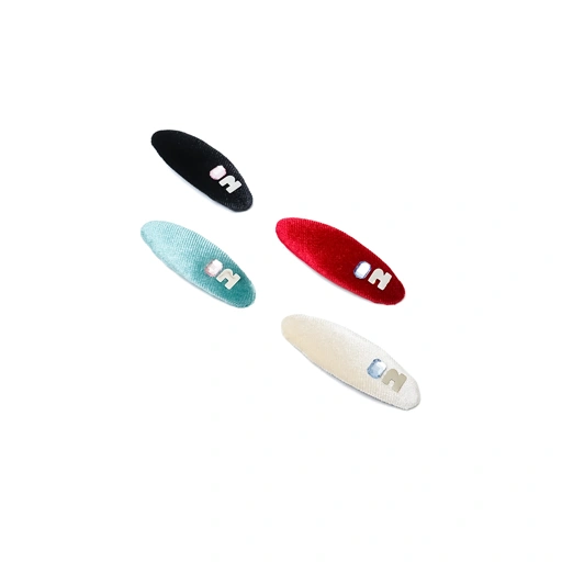 Image of Tagi Velvet Rhinestone Hair Clip