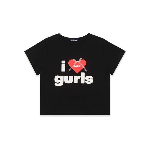 Image of As If Calie Gurls Crop T-Shirt